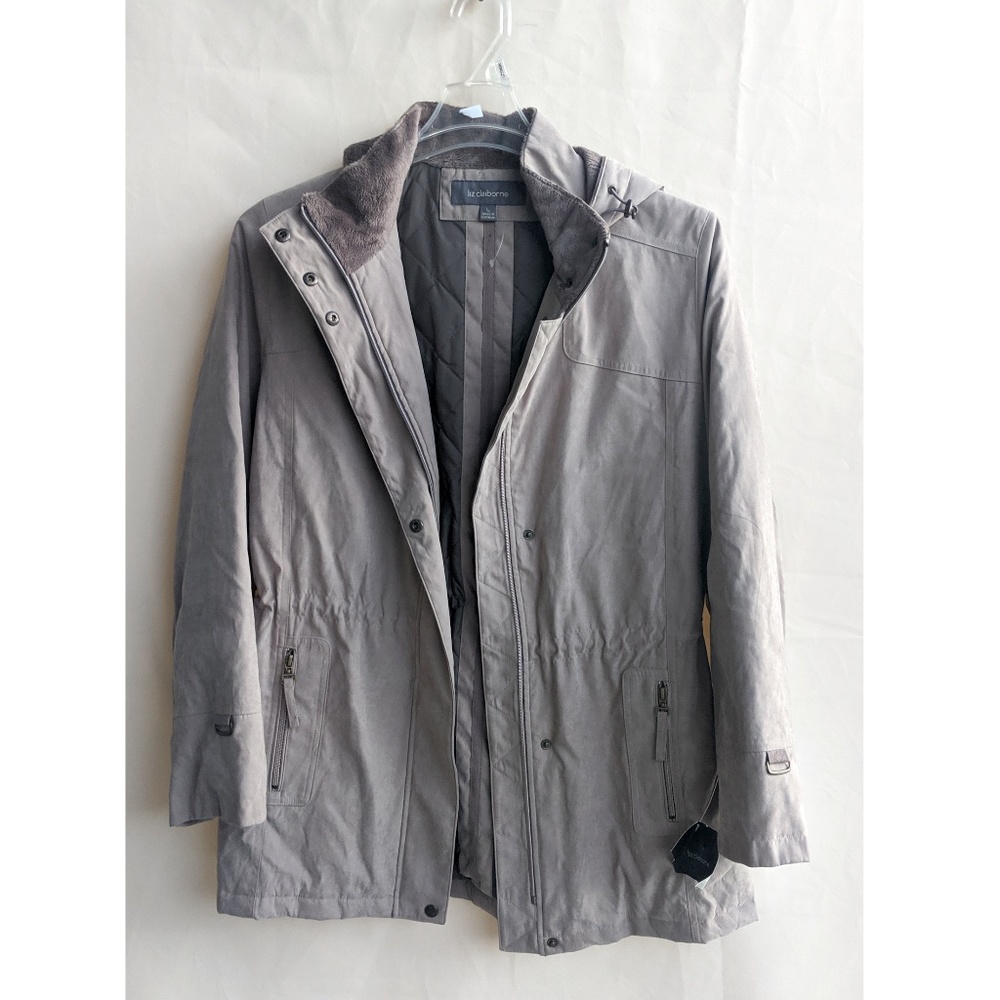 Liz Clairborne hooded utility jacket